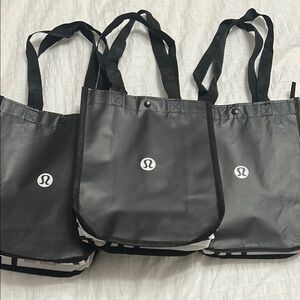 Lululemon Black Tote Bags